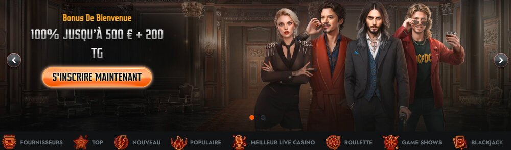 Haaptsäit vum Gransino Casino
